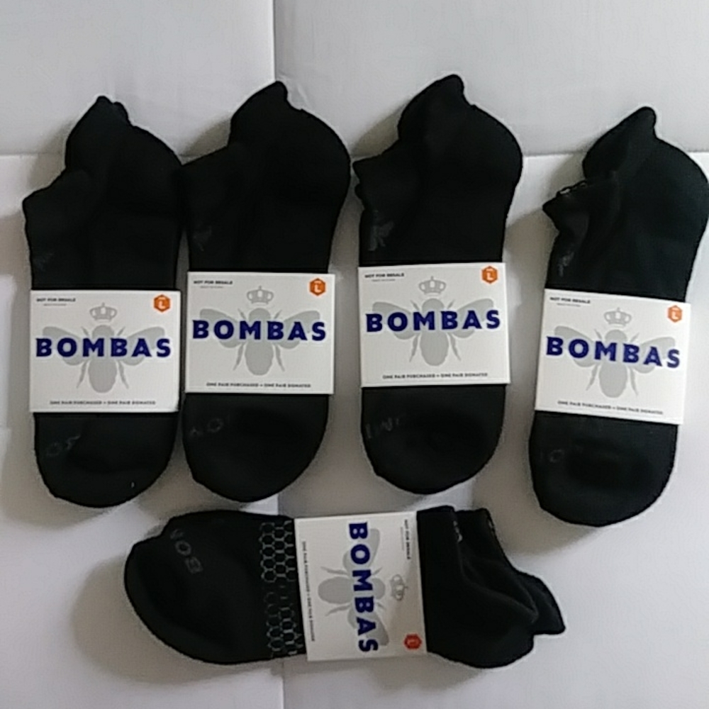 Bombas 5 pack mens low cut socks sz large unisex Bootie Socks